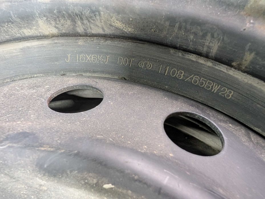 Диски железные R16 4 штуки 5*114.4