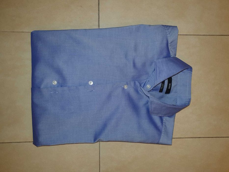 Страхотни мъжки ризи с дълъг ръкав BOSS - размер М