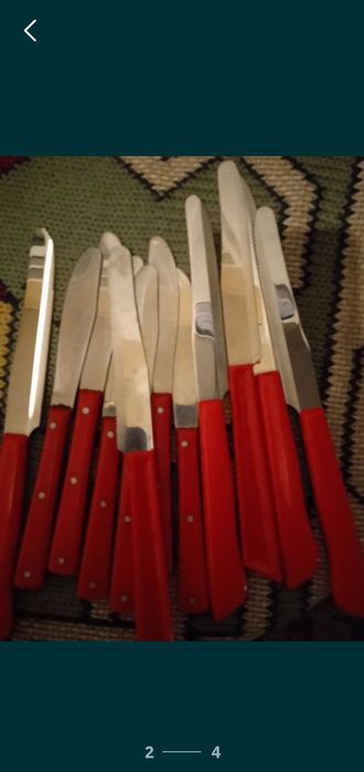 Cuțite de bucătărie cu lame de oțel și mâner din otel ,lemn,noi