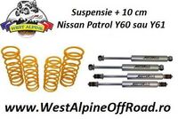 Kit suspensie Nissan Patrol Y60 si Y61 +10 cm - Raptor 4x4 Italia