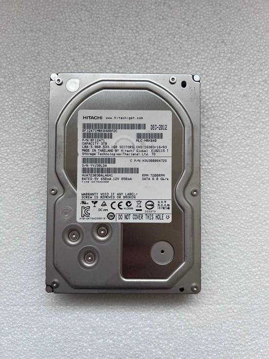 HDD Hitachi Ultrastar 7K3000 3TB 0B26311