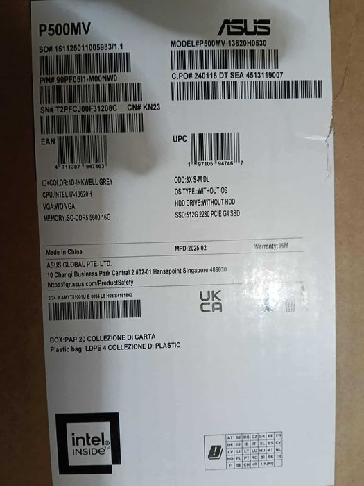 VAND  Intel® Core™ i7-13620H pana la 4.9GHz, 32GB DDR5, 1TB SSD,