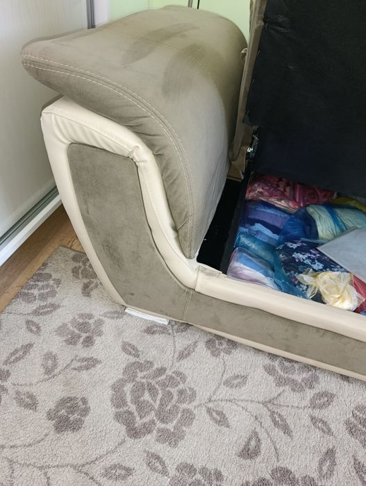 Ъглов диван с клик клак мехнизъм