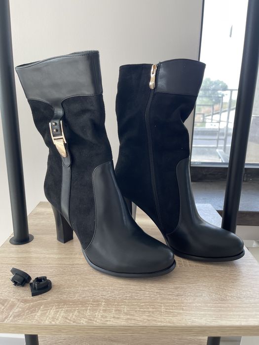 Демисезонные ботильоны на каблуке T.Taccardi, новые