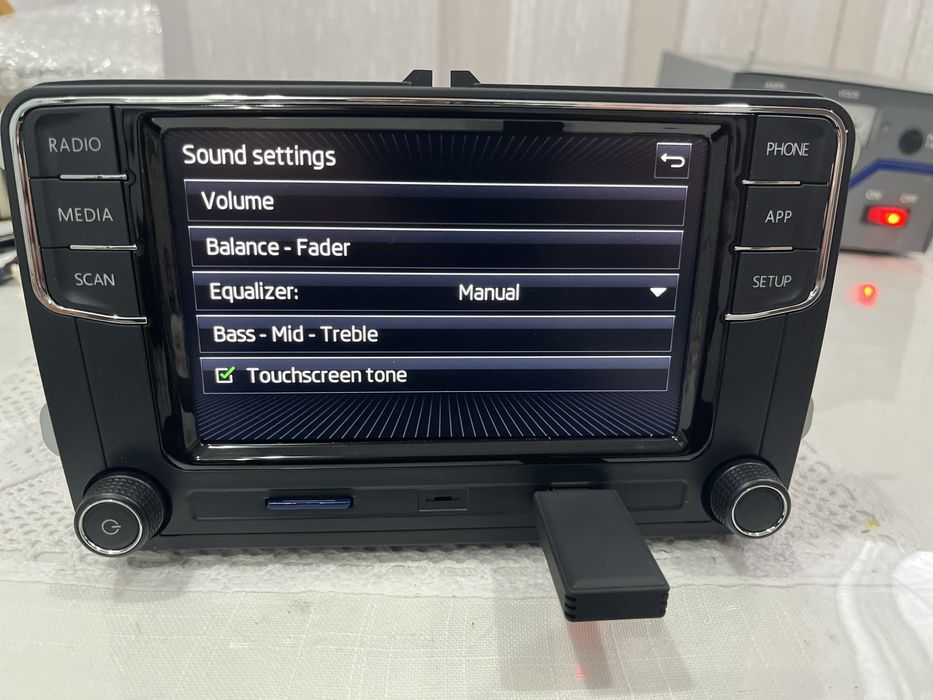 Multimedia RCD 440 Pro skoda-model MIB2-RNS 510