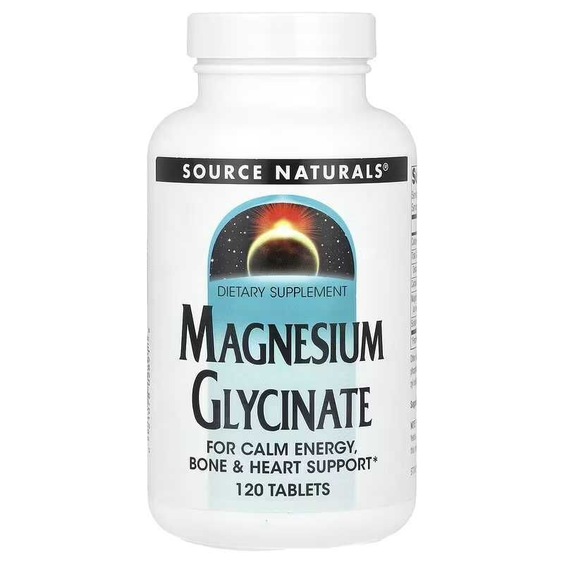 Source Naturals Глицинат магния  Magnesium Glycinate магний magniy