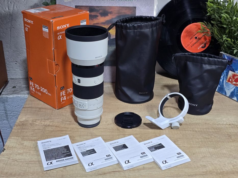 Obiectiv tele SONY G 70-200mm, F4 FE OSS, cu stabilizare, full frame
