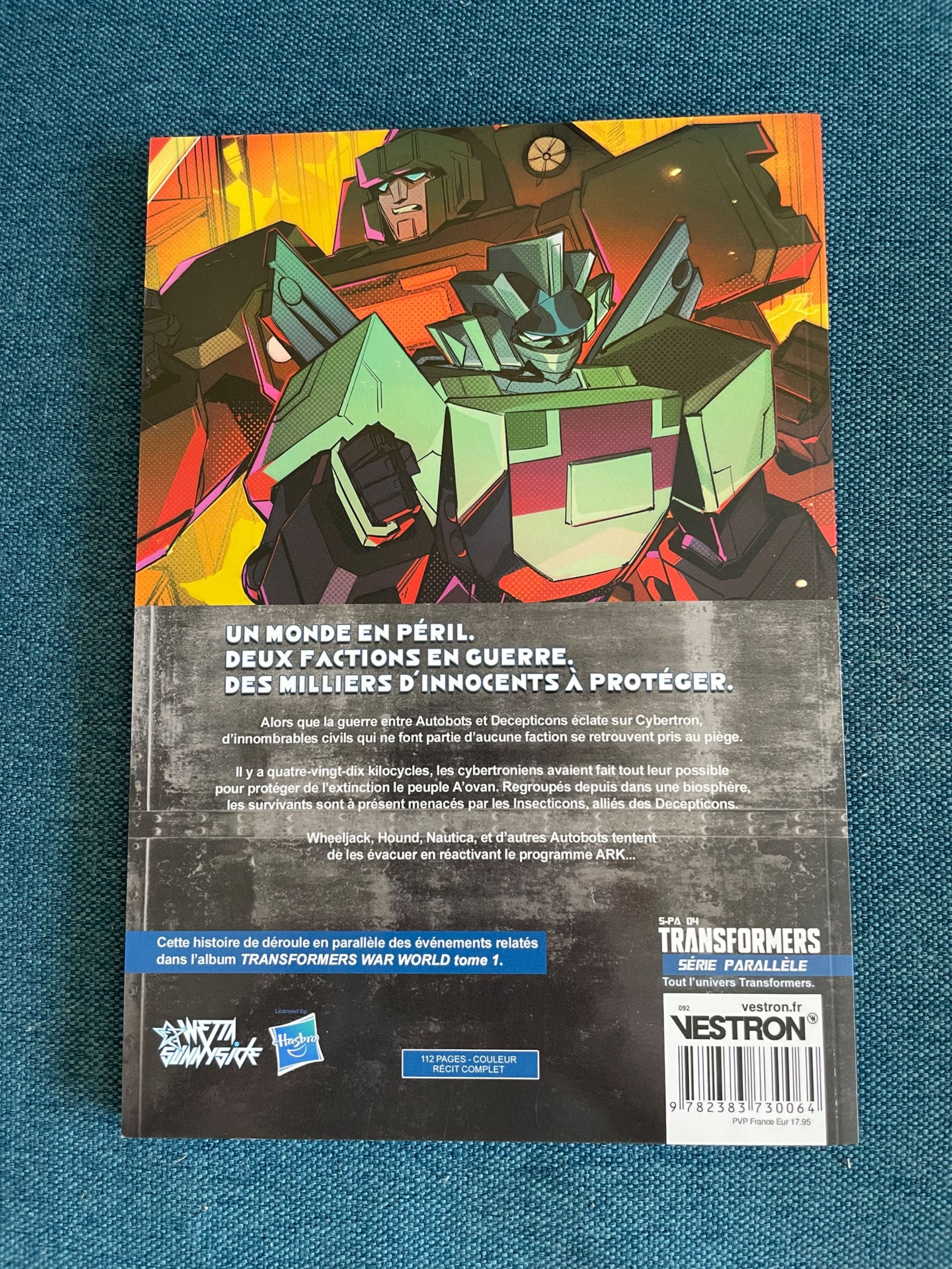 Комикс Transformers war world escape