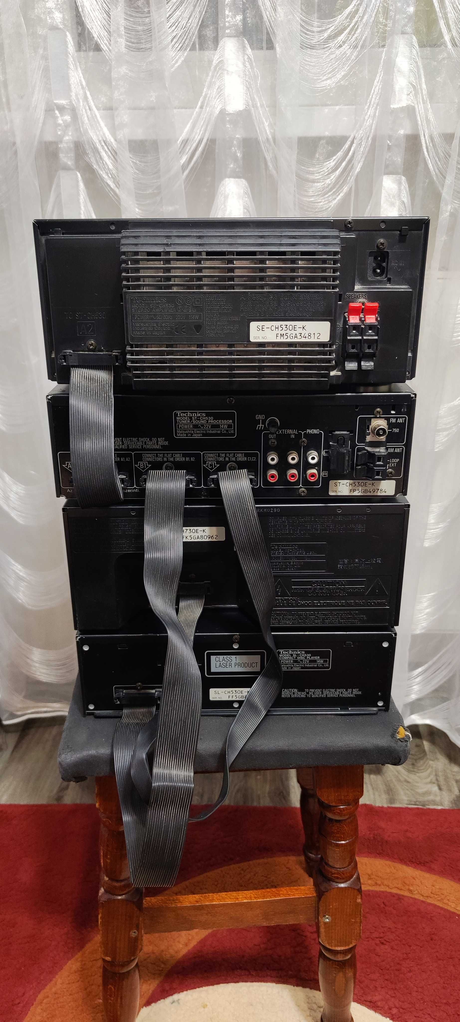 Linie Audio Technics Ampl SE-CH530 Tuner ST-CH CD SL-CH Deck RS-CH730
