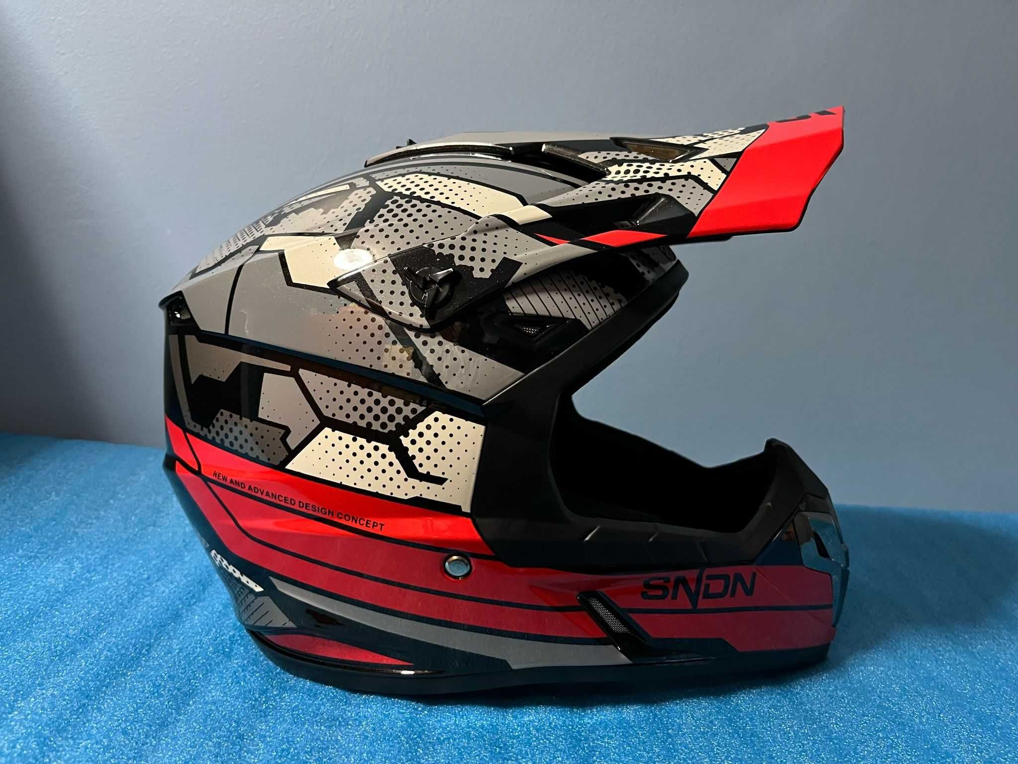 Casca Moto Enduro Cross Downhill ATV S M L XL Cagula Cadou