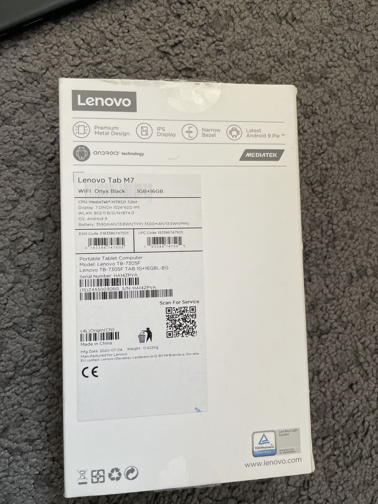 Tableta Lenovo  tabM7