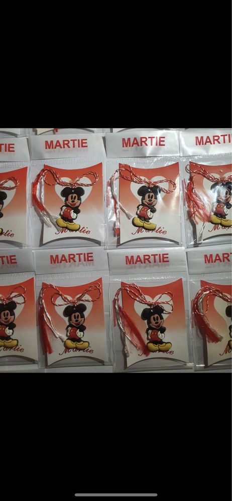 66 buc x Martisor pandant silicon Disney Mickey Mouse pentru fete