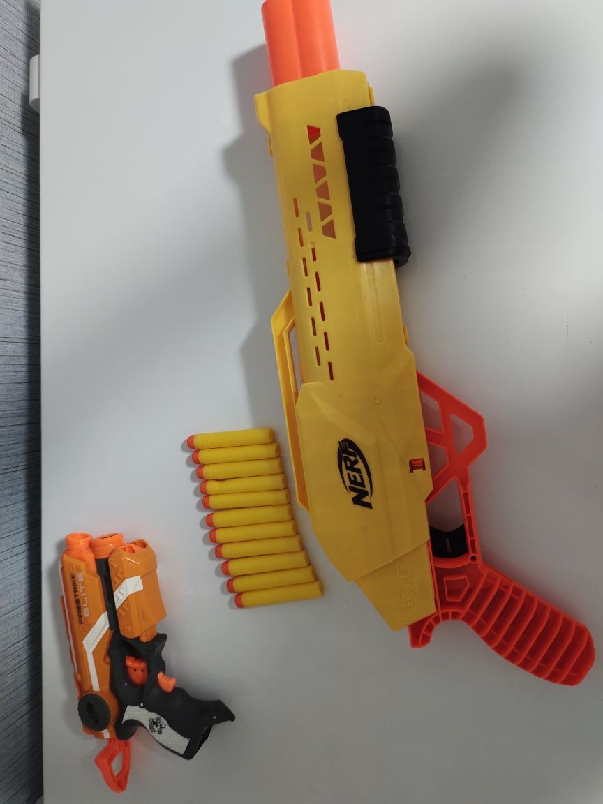 Nerf alpha strike + Nerf Firestrike ELITE+12 патронов