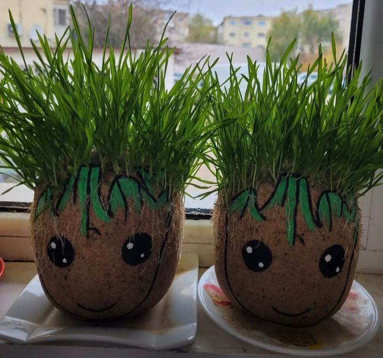 Cadou aranjament/figurine cu grau