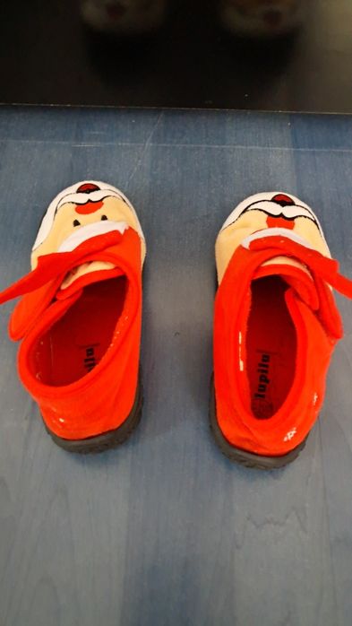 Papucei de casa cu Mos Craciun marimea 30