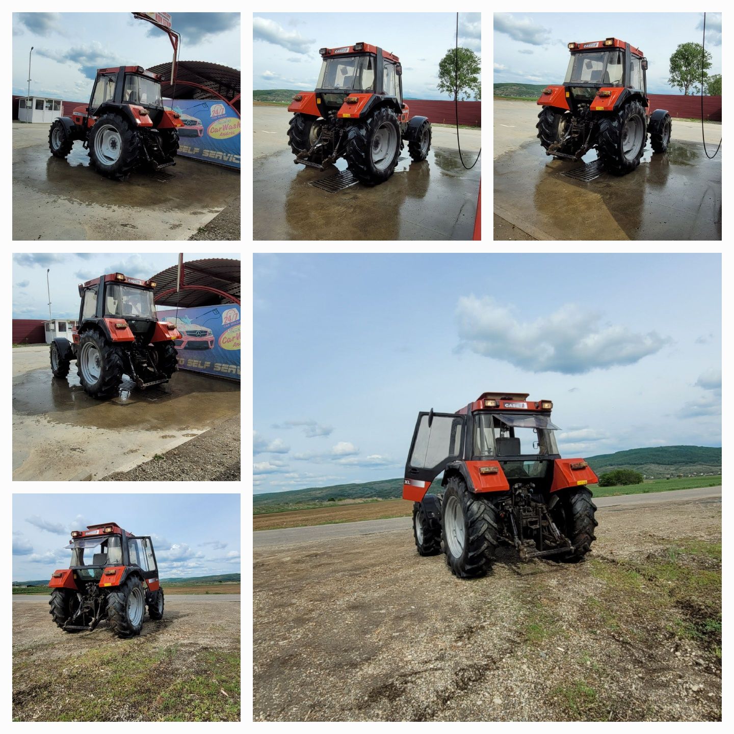 Vând Tractor Case 4240 cu tiranti frontali Compresor și acte originale