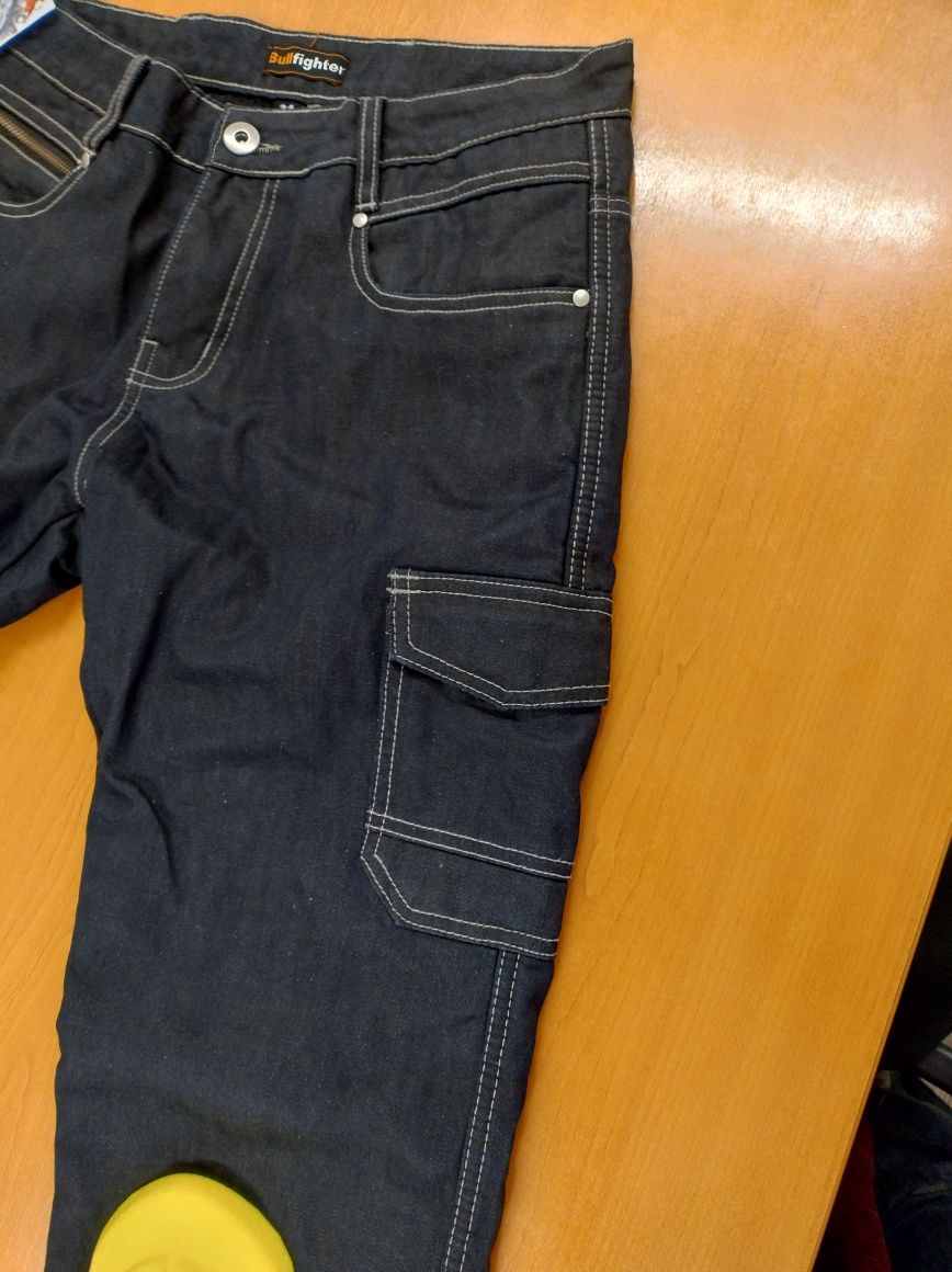 Blugi moto noi kevlar tip Bull fighter