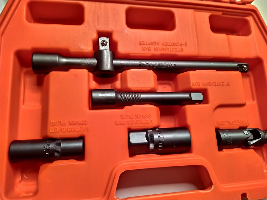 Trusa chei tubulare CR-V  1/2" 32 piese (8mm-32mm) si cliket