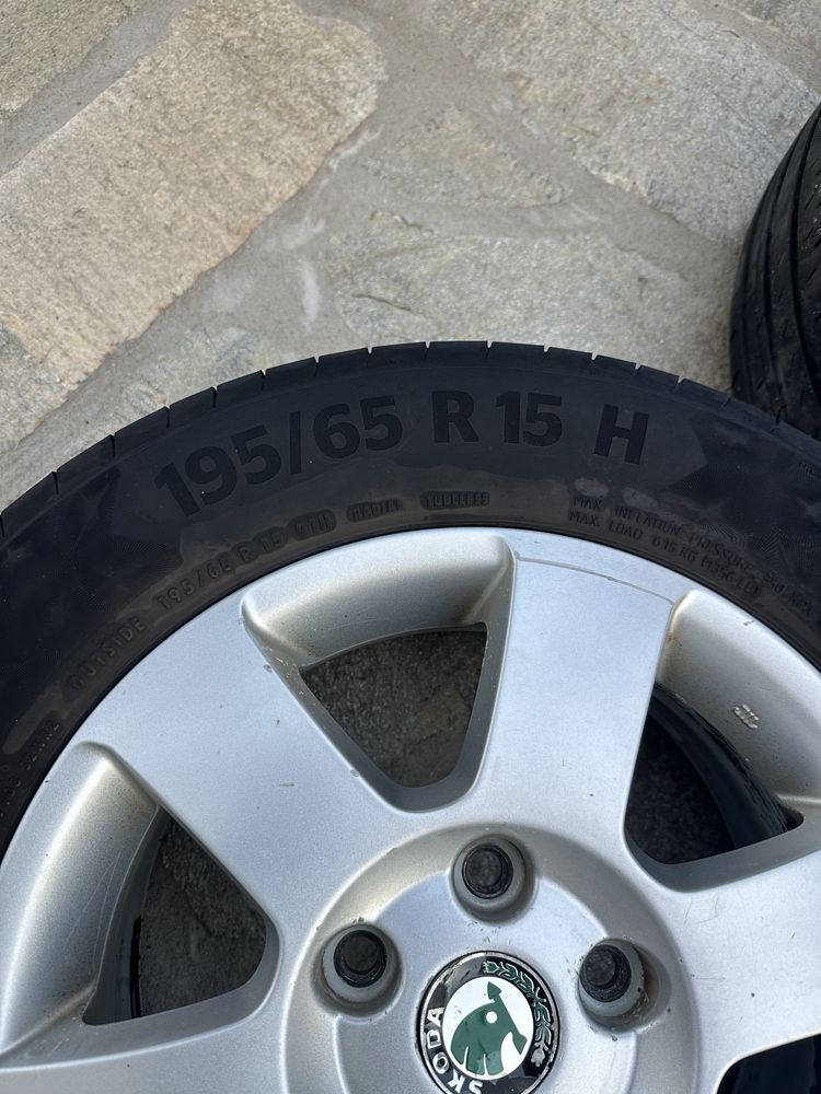 Джанти с гуми 5х112  195/65/15