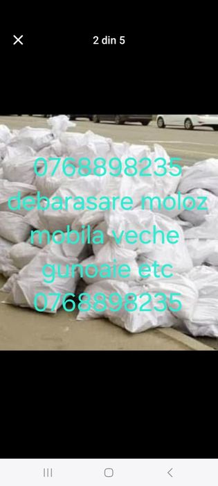 Debarasare mobila veche saltele moloz gunoaie din șantier etc