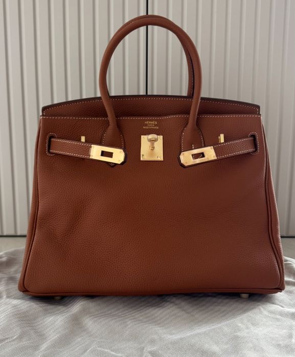 Hermes Birkin 30 piele naturala