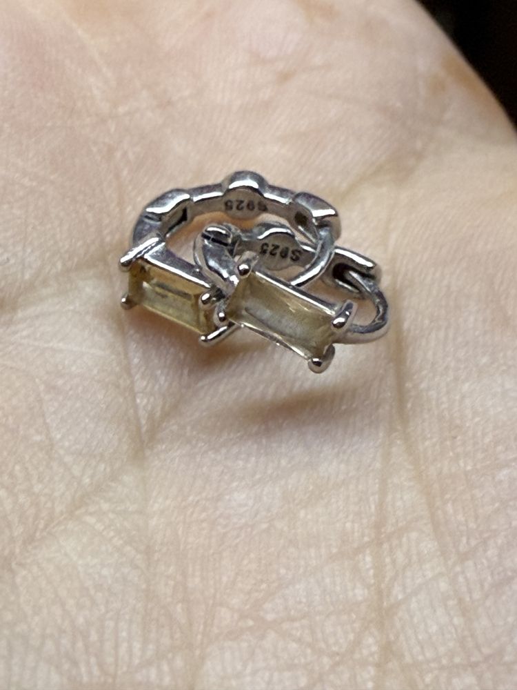Серьги женские, серебряные