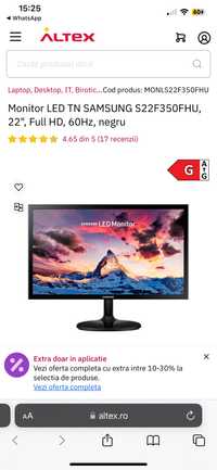 Monitor Samsung 22"