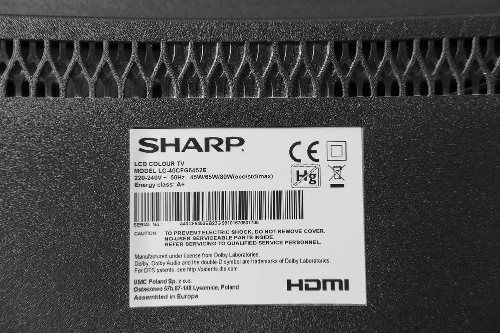 Televizor smart Sharp 102cm