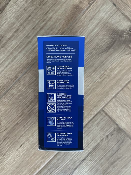 Спрей пяна против косопад за мъже - 5% - 50 лв