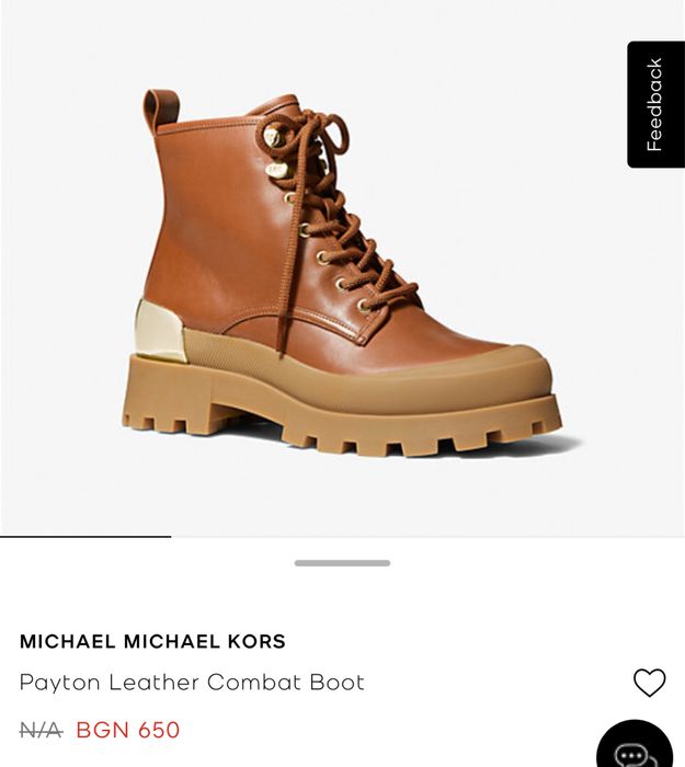 Естествена кожа кубинки Michael Kors