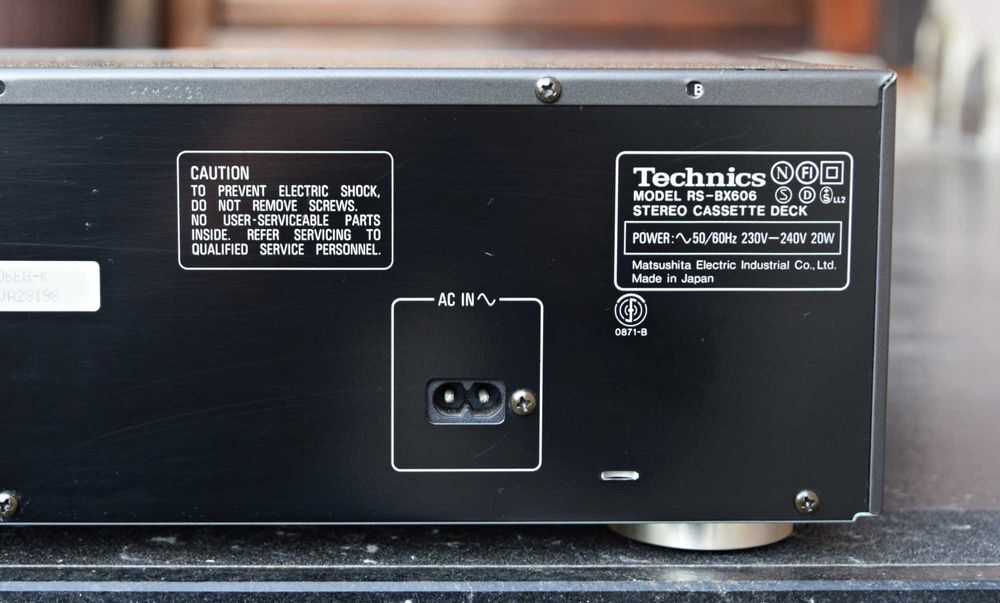 Deck 3 head Technics RS-BX 606, casetofon