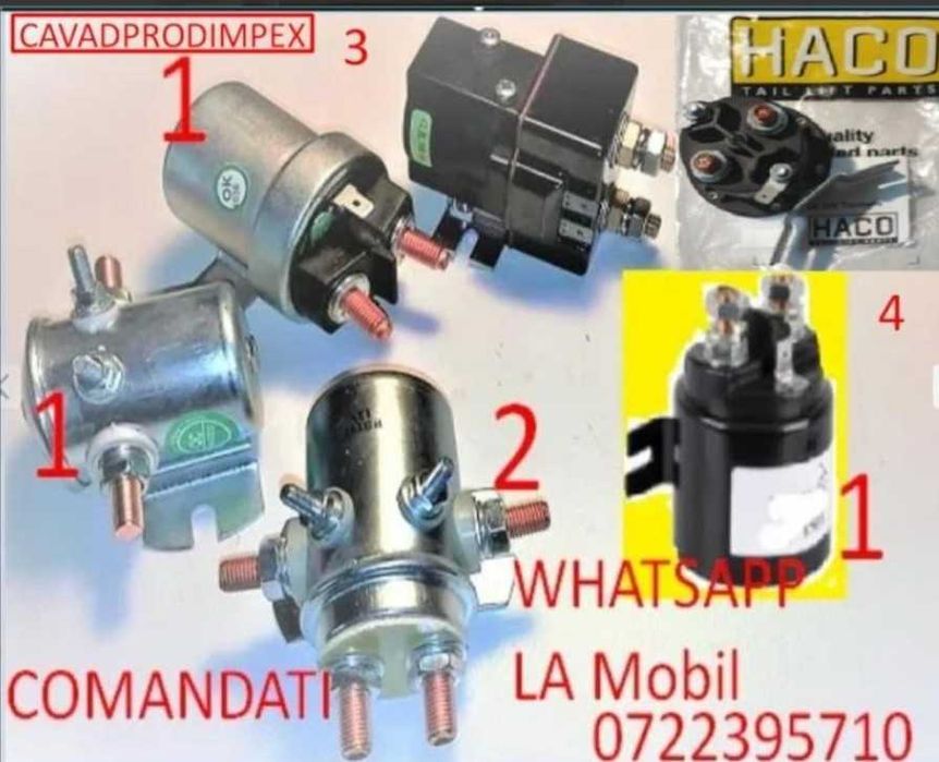 Bobina  basculare-bena ridicare plaforma,oblon 12/24v hidraulica