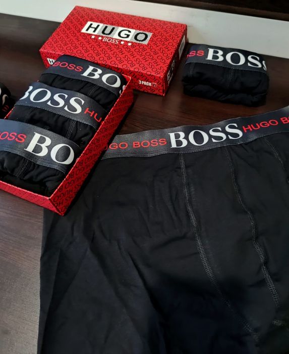 Качествени мъжки боксерки 3бр в кутия