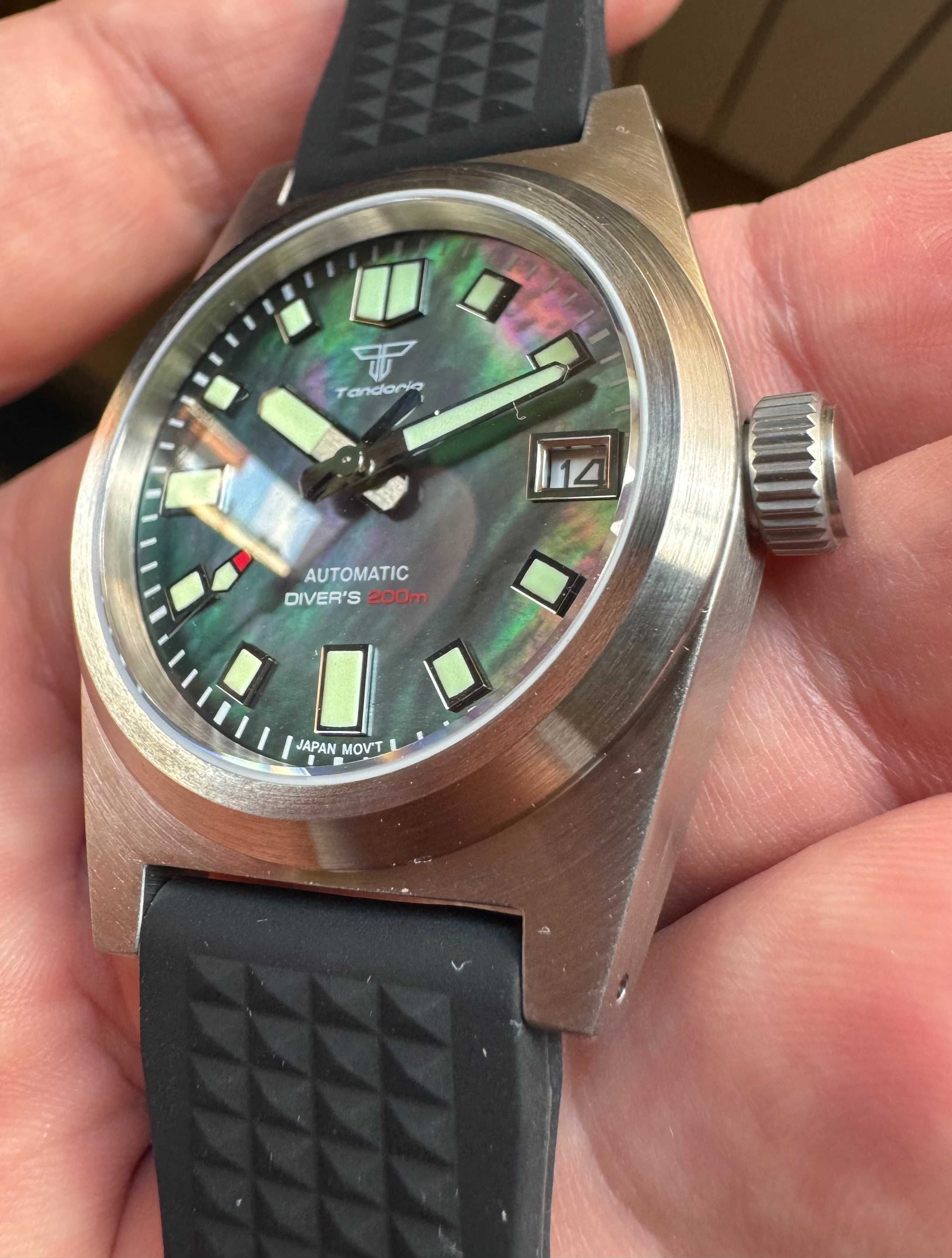 Ceas automat 38 mm mecanism seiko NH35 safir luminos diver 200m periat