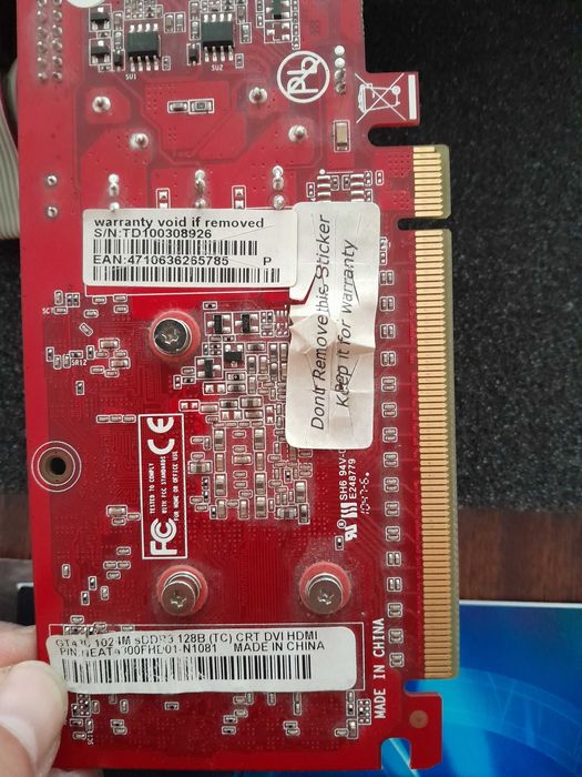 Видео карта NVIDIA GT430 PALIT