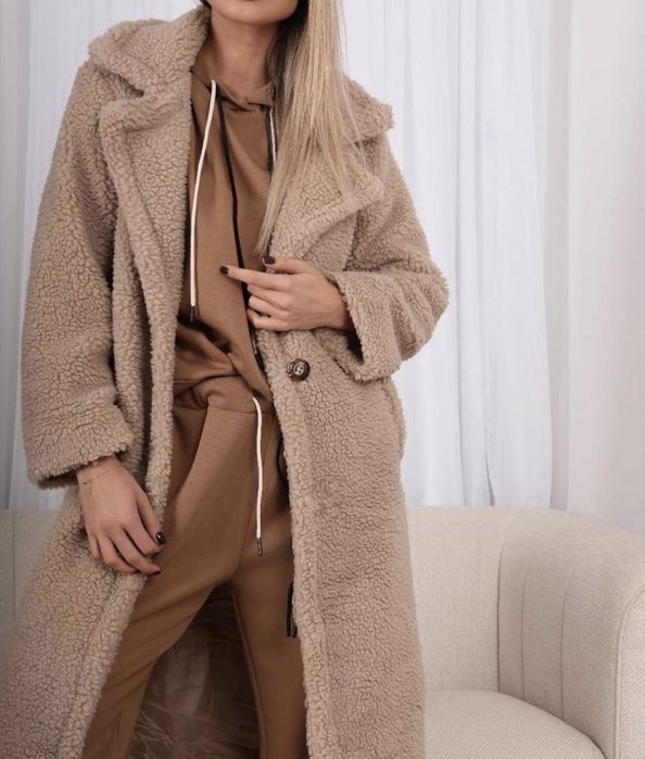 Дамско палто пухкаво