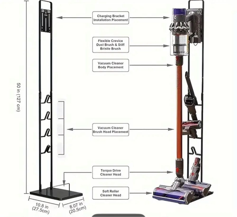 Стойка за прахосмукачка Dyson