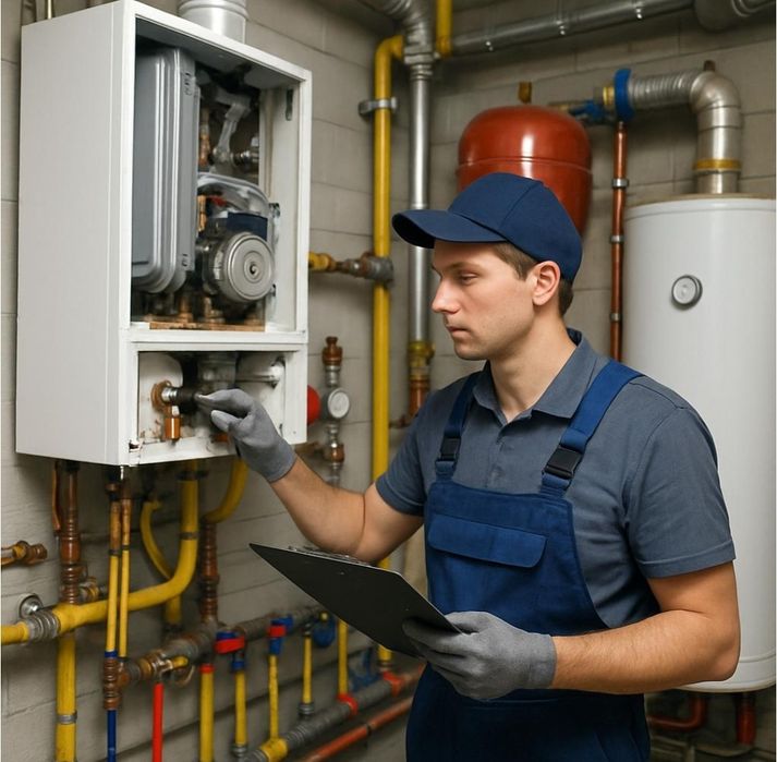 Ремонт котлов настенных напольных. Установка замена котла отопления