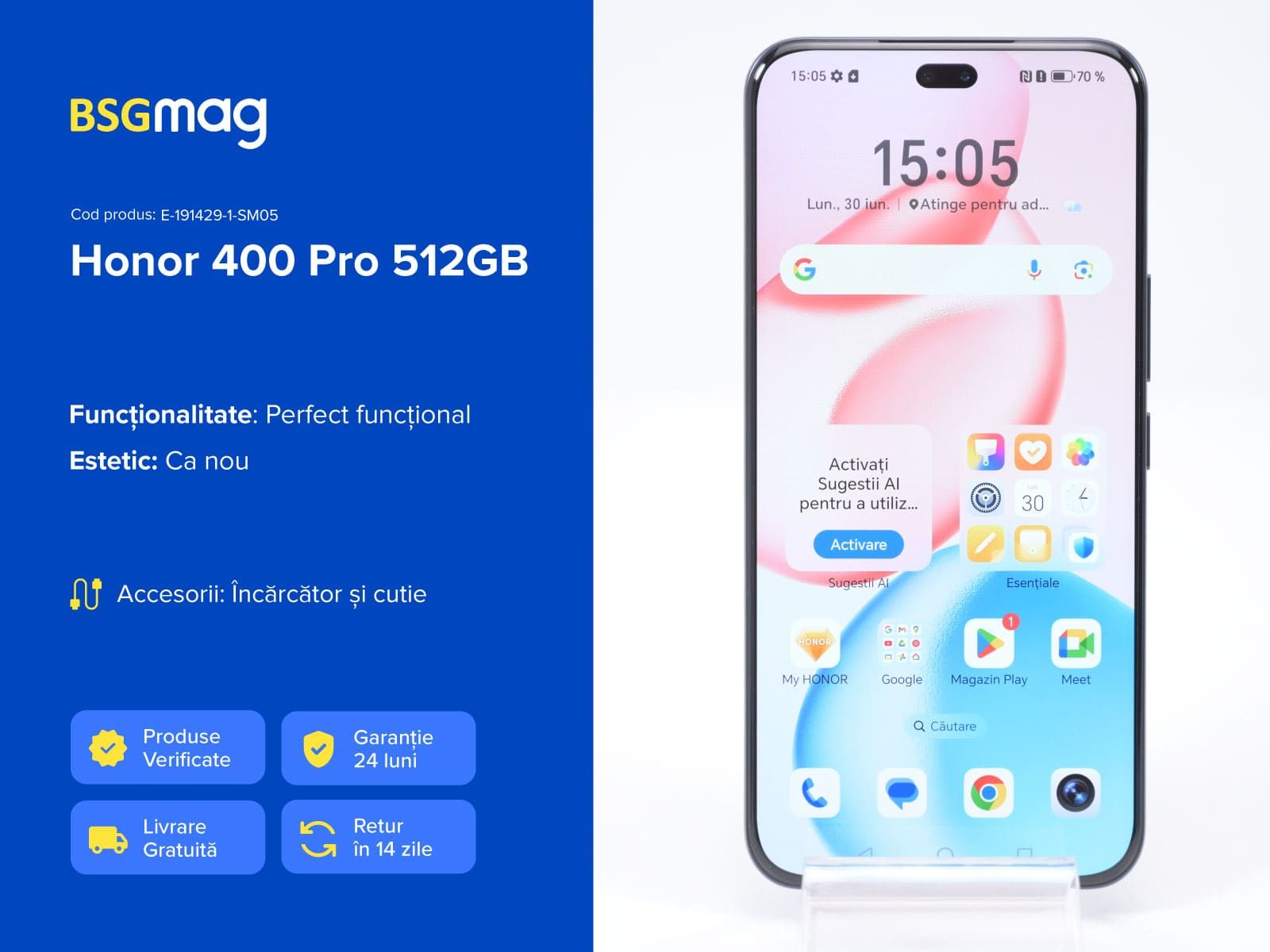 Telefon Honor 400 Pro 512GB - BSGmag