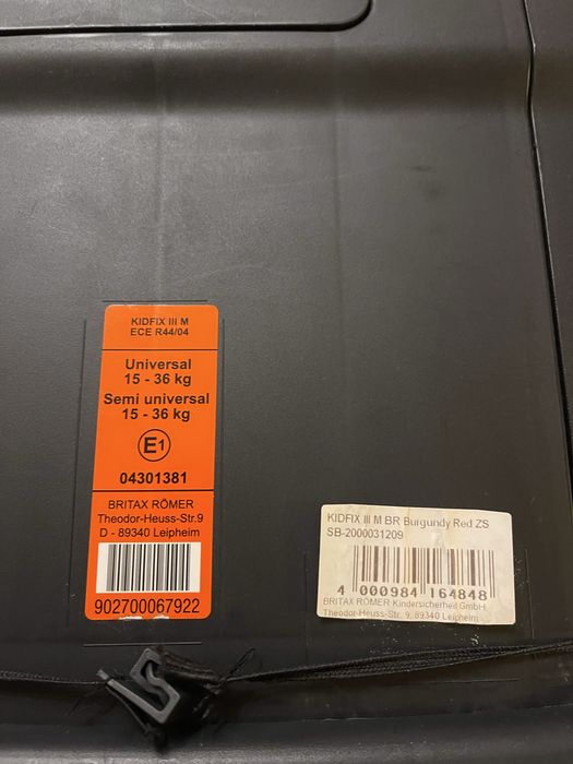 Scaun auto Britax Romer kidfix Iii size M