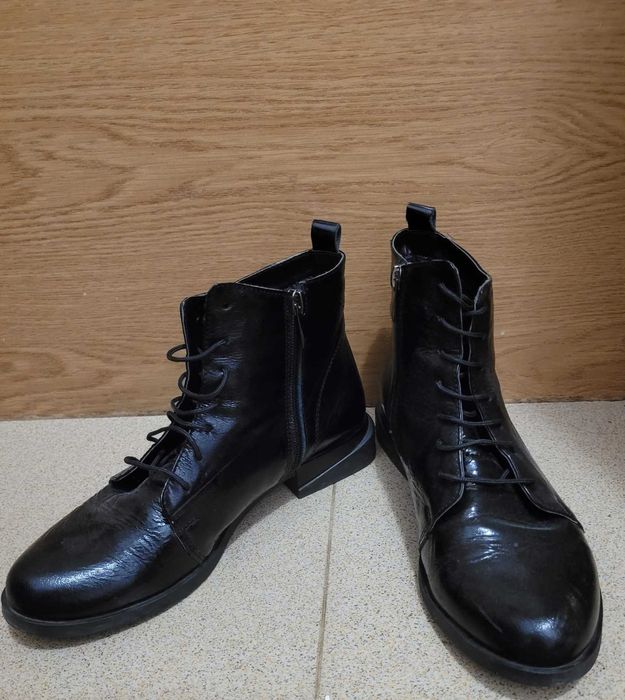 Дамски боти, естествена кожа