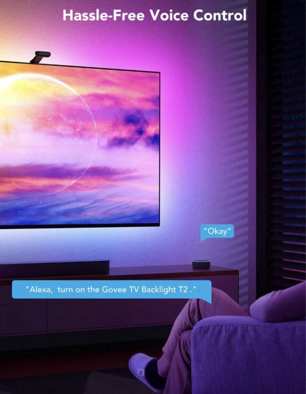 Govee TV Backlight T2 75-85 инча Wi-Fi Bluetooth