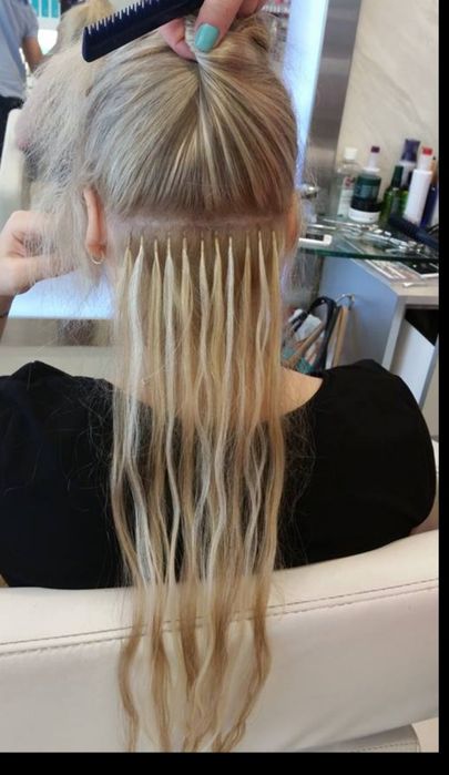 Aplic extensii cu cheratina