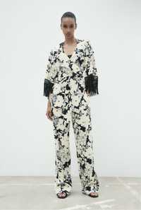 Комплект Zara панталон и кимоно