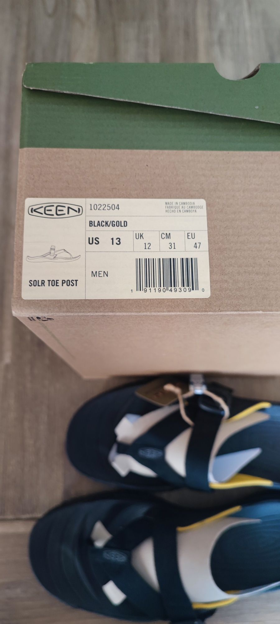 нови KEEN Solr Toe Post размер 47
