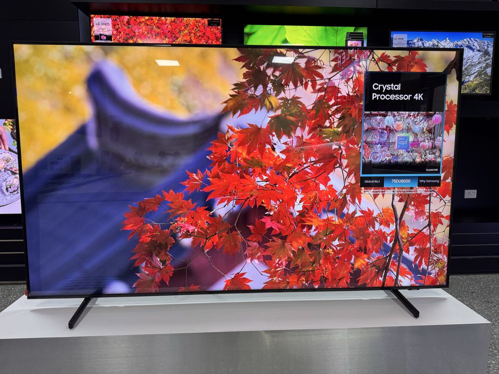 Телевизор Samsung UE-75DU8000 75" (Новинка 2024) + акция