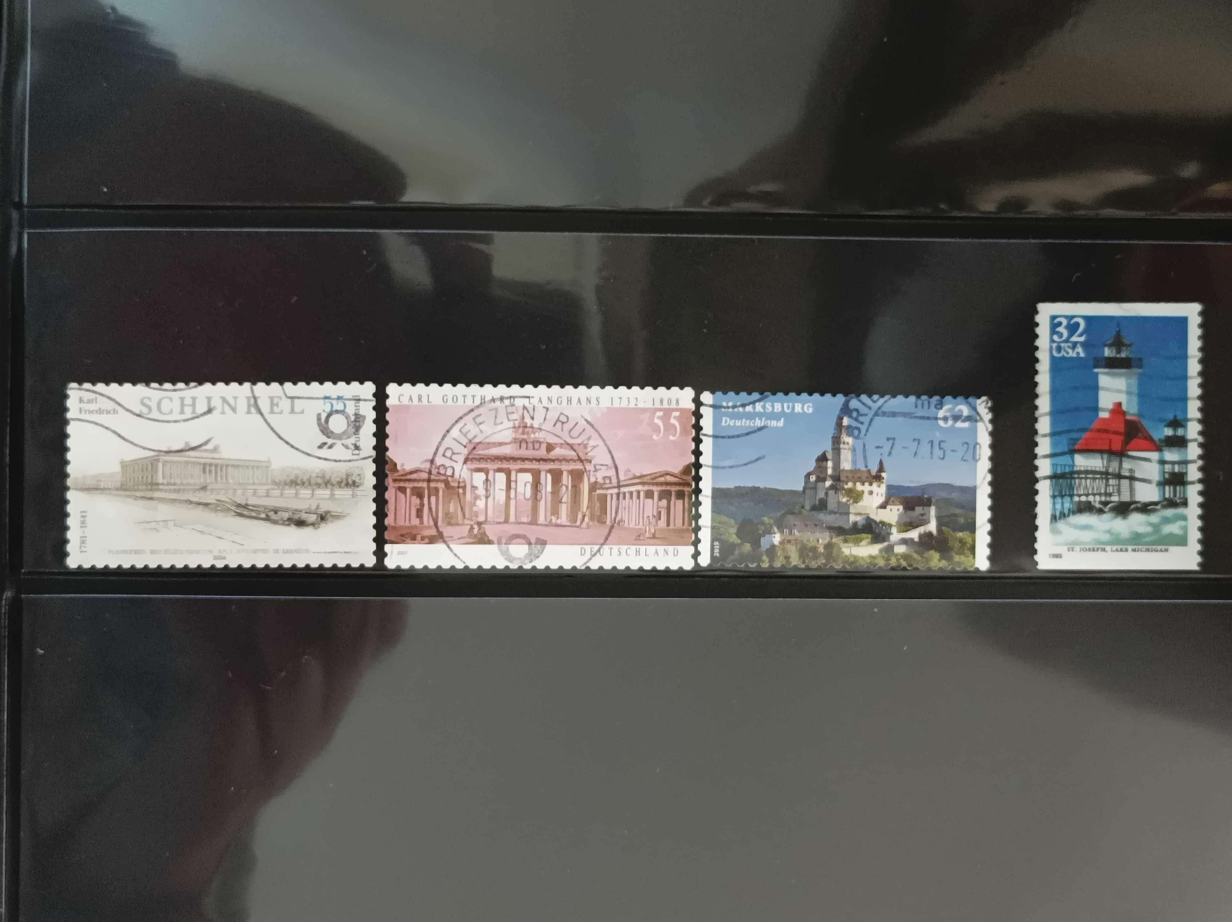 Пощенски марки на теми - архитектура и спорт