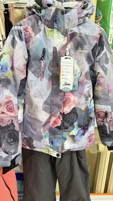 Зимний лыжный костюм на девочку новый, 146 ростовка