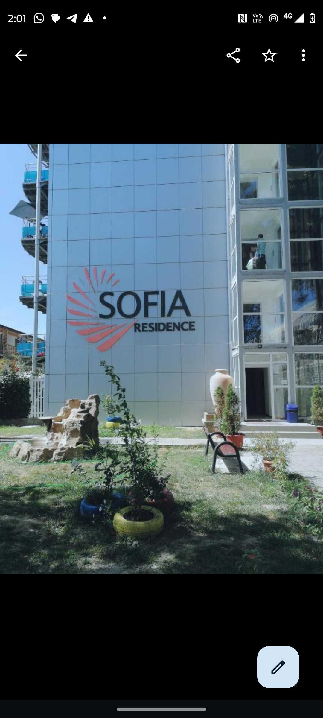 2 camere vedere la Mare, Balcon, Sofia Residence-Saturn, Privat
