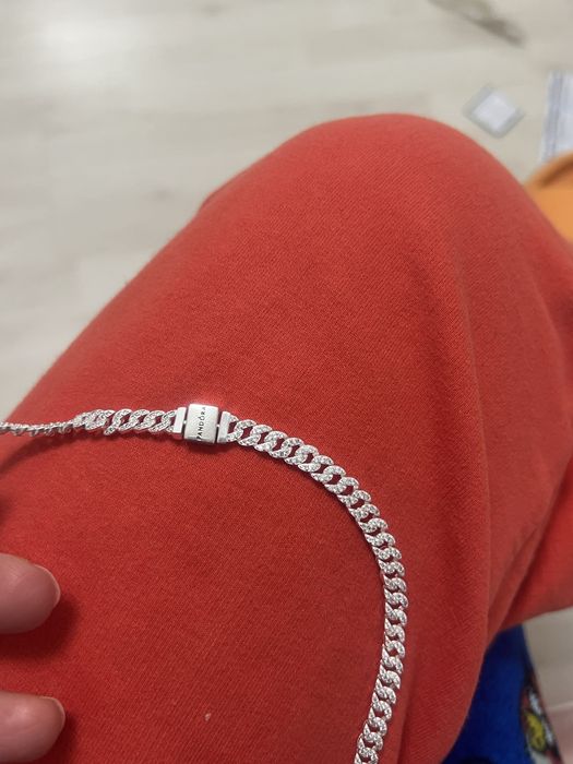 Colier cu lanț cuban pavé